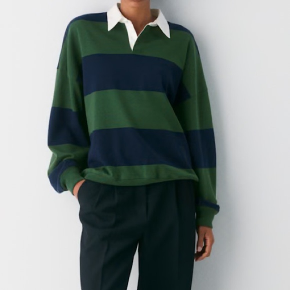 USED Mighty Cotton™ Lomu Polo Longsleeve Sz Large